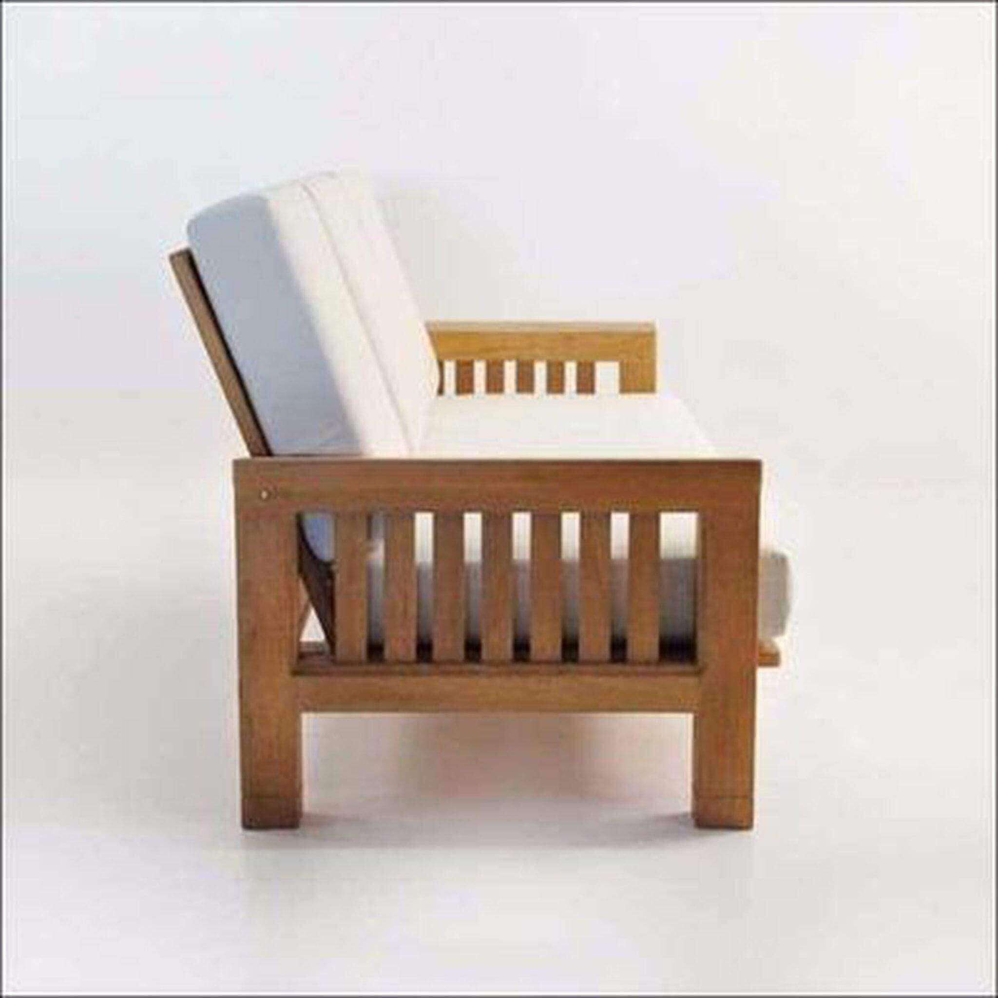 Teak Wood Sofa TSF - 1401 - TimberCraft