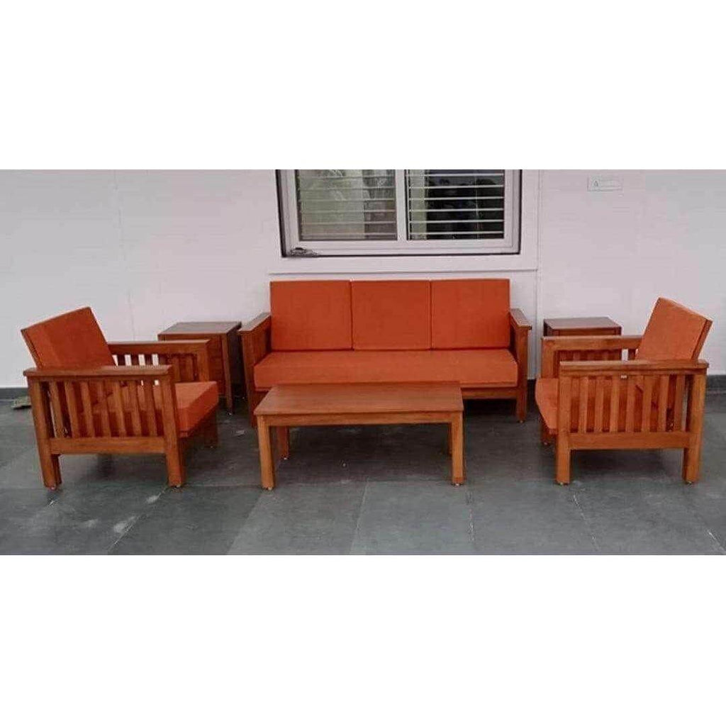 Teak Wood Sofa TSF - 1401 - TimberCraft