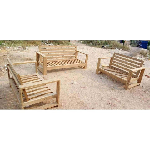 Teak Wood Sofa TSF - 1601 - TimberCraft