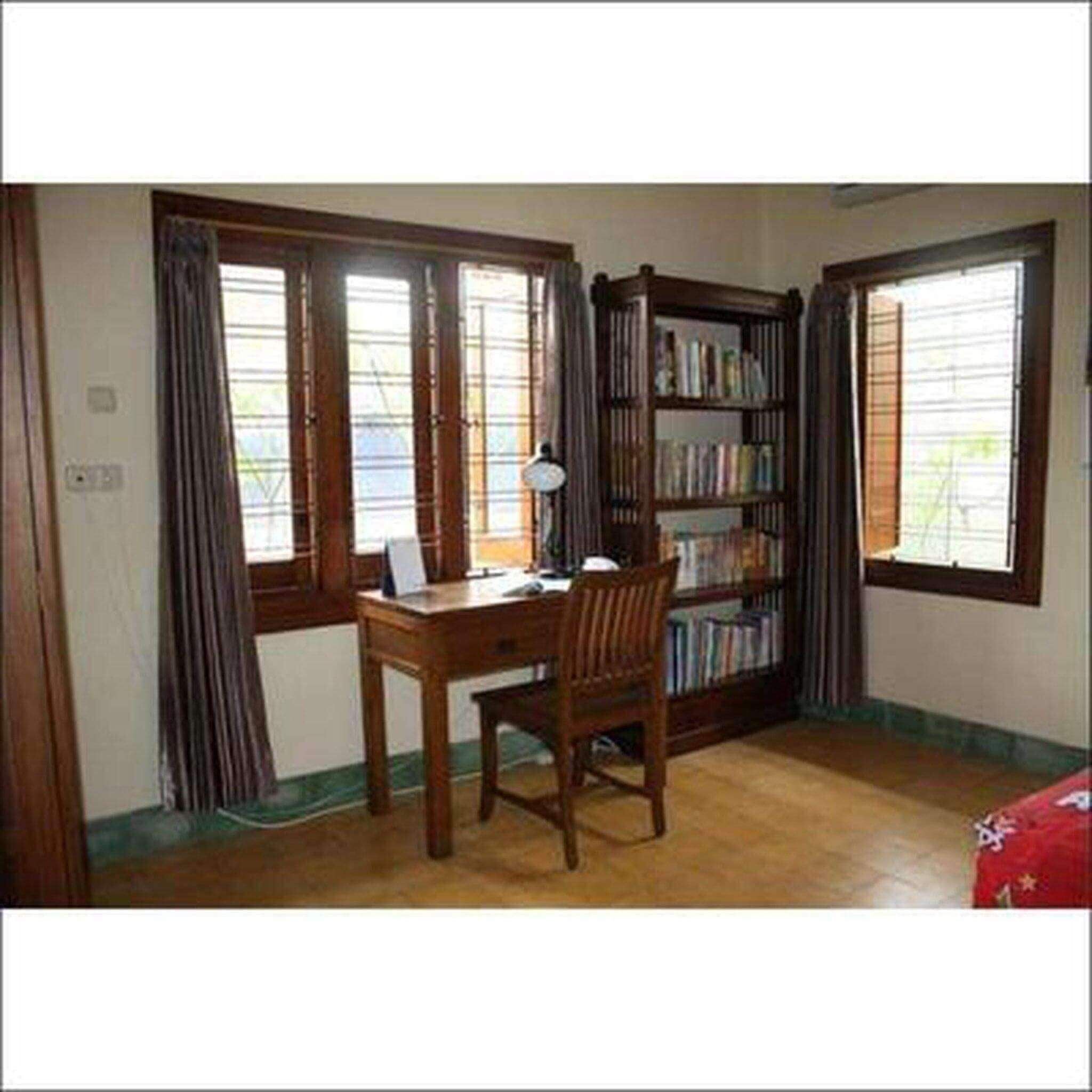 Teak Wood Study Desk And Chair - TimberCraft