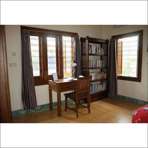 Teak Wood Study Desk And Chair - TimberCraft