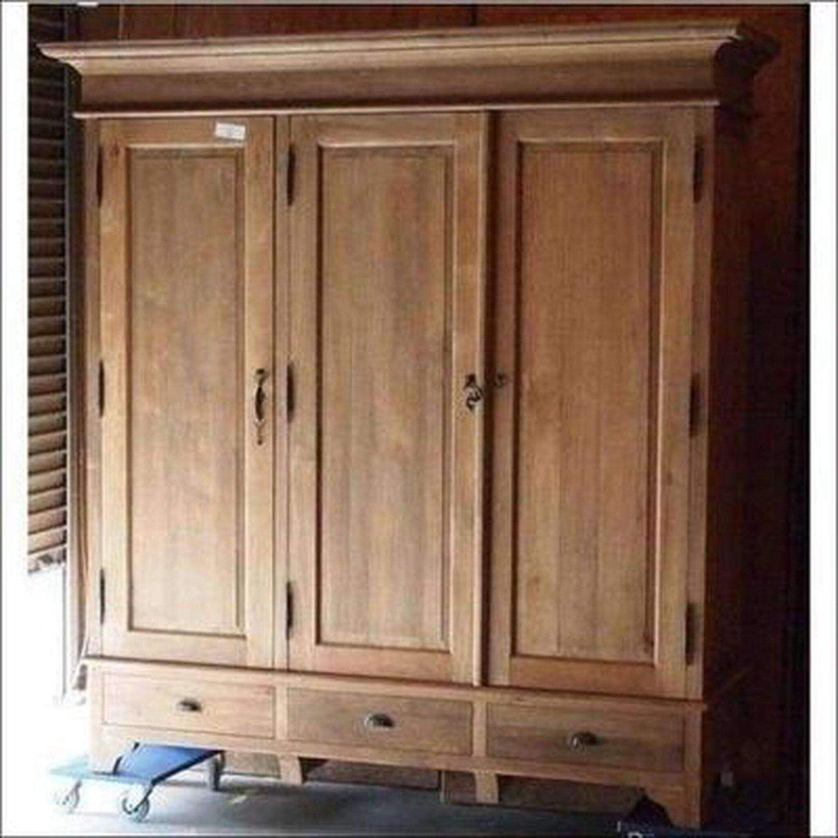 Teak Wood Wardrobes TWD-1004 - TimberCraft