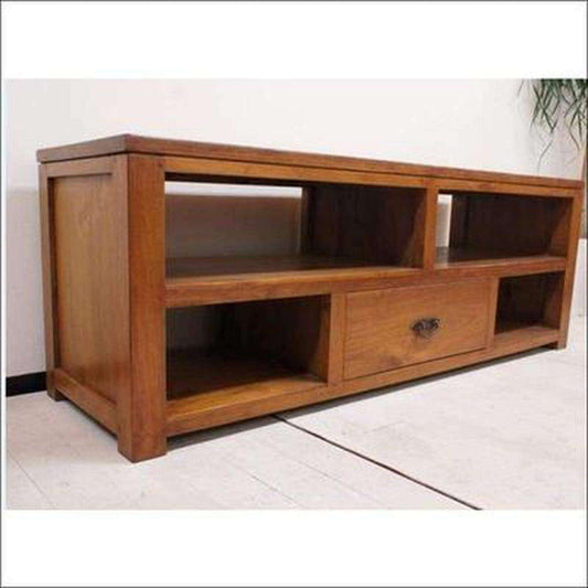 TV stand in solid teak ( TVC - 1006 ) - TimberCraft