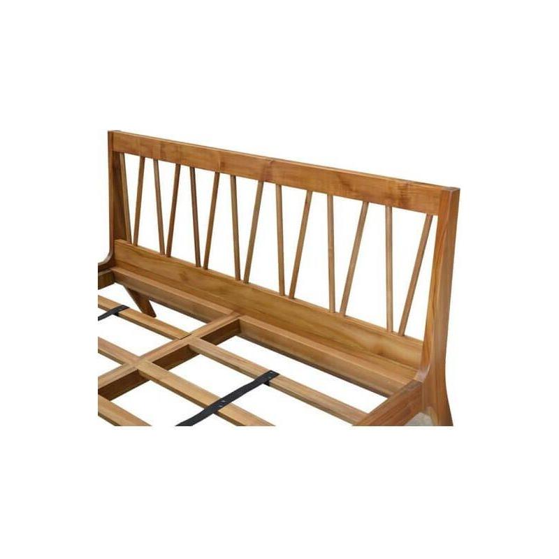 Vintage mid - century teak wood bed tbd - 5601 - TimberCraft
