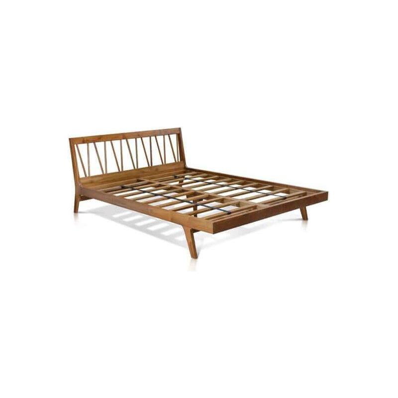 Vintage mid - century teak wood bed tbd - 5601 - TimberCraft