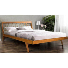 Vintage mid-century teak wood bed tbd-5601 - TimberCraft