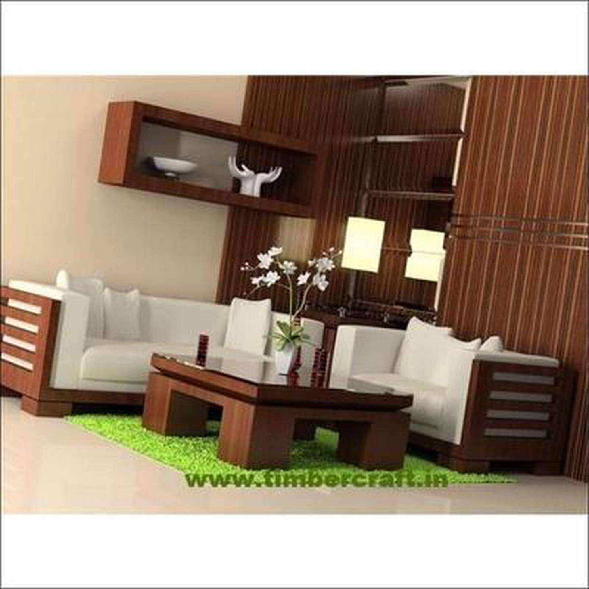 Wooden Sofa Set in Solid teak Wood - TimberCraft